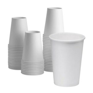 12 oz White Hot Cups - 1000 ct