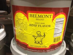 Belmont- Beef Soup Base - 10 lbs Tub
