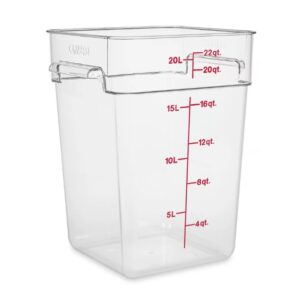 Cambro - RFS22148 Round White Food Storage Container, 22 Qt