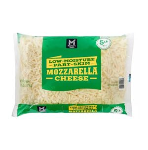 MM- Part-Skim Shredded Mozzarella Cheese 5 lbs