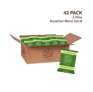 New England Coffee Decaffeinated Blend Ground Coffee Individual 2/42Ct - Image 2