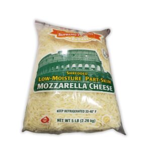 SP- Part Skim Shredded Mozzarella Cheese 4/5 Lb