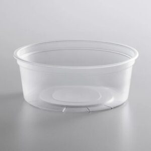 Deli container Clear PP 8oz 500Ct