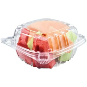 Dart Clear Seal - 53PST1 - Hinged Lid Plastic Container, 5x5x2 - 500 ct Pack