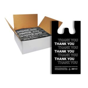 T-Shirt Carry-Out Bags ( Thank you Bag 1/6) 11.5" x 6.5" x 22" 1,000 ct.