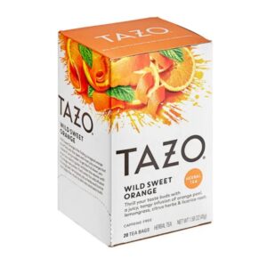 Tazo herbal tea wild sweet orange CF 20Ct