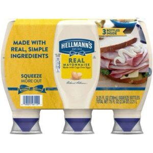 Hellmann's Real Mayonnaise 25 oz 3Ct