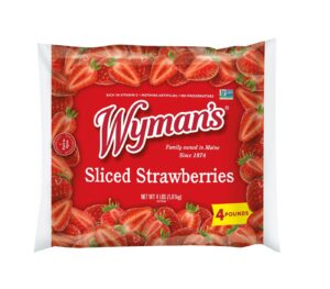 Wyman's Frozen Sliced Strawberries, 4 lbs